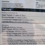 Trail-Etappen zum Colorado River