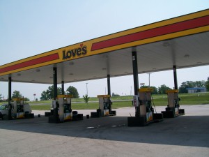 Ich sag doch... Tankstelle
