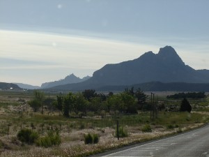 Berge am Horizont