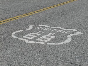 Die Route 66... wenn ich hier bin doch eher die Route 666 :-)
