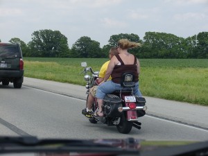 Das arme Motorrad