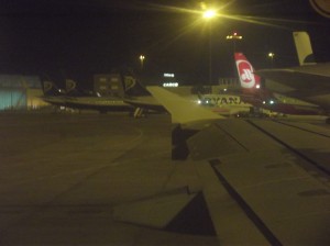 Die Tragflächen in den Urlaub