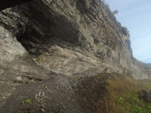 Die Schlucht...von unten aus gesehen