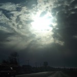 Die Sonne versucht sich zu verstecken Die Sonne versucht sich zu verstecken