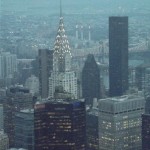 Empire State Building - auch das Crysler Building hat die Lampen an :-)