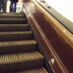 Holzrolltreppe im Macy's Holzrolltreppe im Macy's