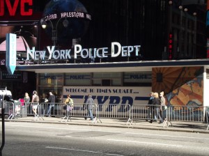 Polizeistation am Times Square
