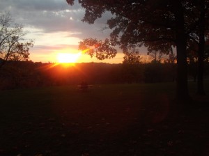 Sonnenuntergang in Niagara