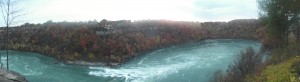 Unterer Niagara River - Panorama