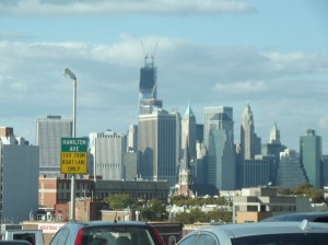 durch New York - geile Skyline, stressige Fahrt