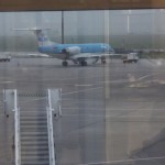 Einsteigen auf dem Vorfeld - Fliegen in Bremen