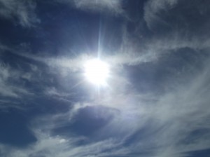 35° Celsius und kein Schatten - sehr schön :-)